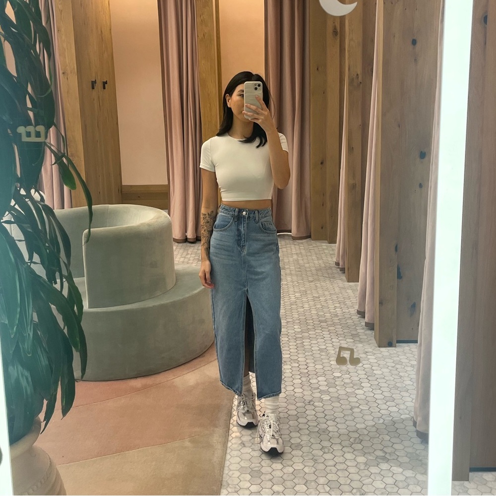 Denim skirt